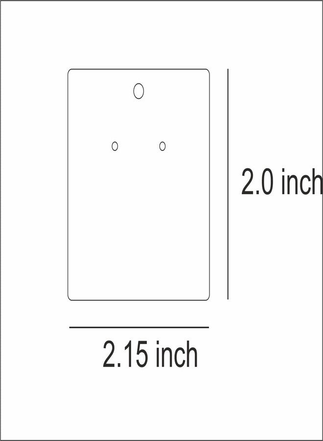 Zenomia Earrings Packaging Card, Decorative Handmade Jewelry Packaging Material, Jewelry Display Tag | Pack of 50 (Size: 2x2.15inch) - Image 3